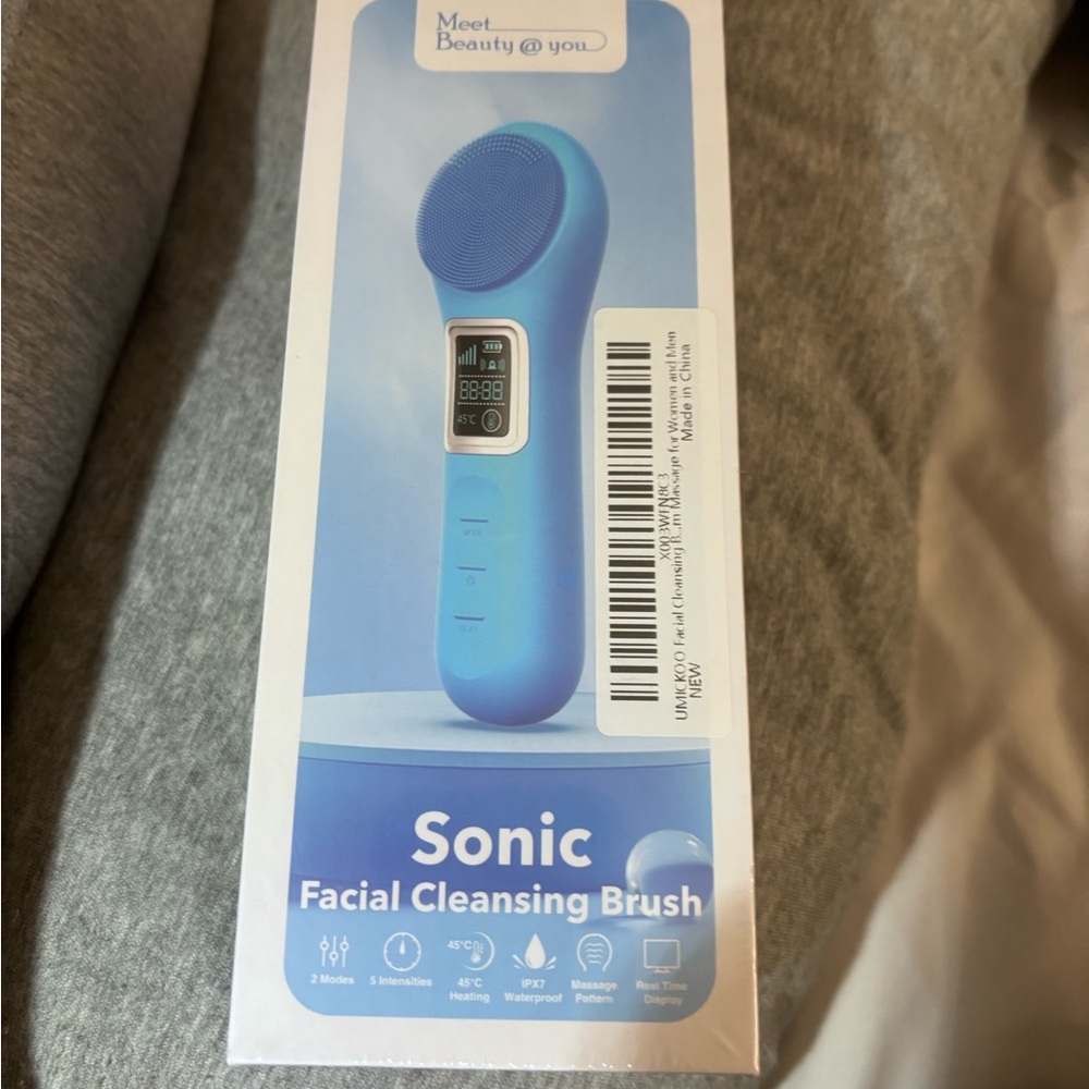 Blue Sonic Facial Cleansing Brush